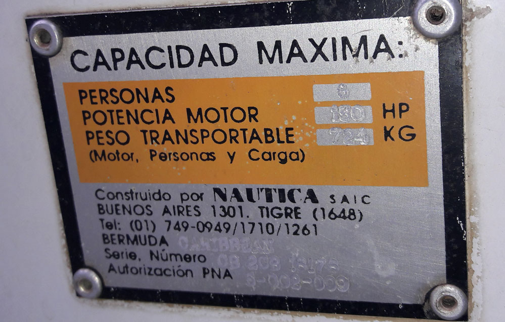 lanchas - LANCHA MOTOR - RETASADA - CARIBBEAN- OPORTUNIDAD