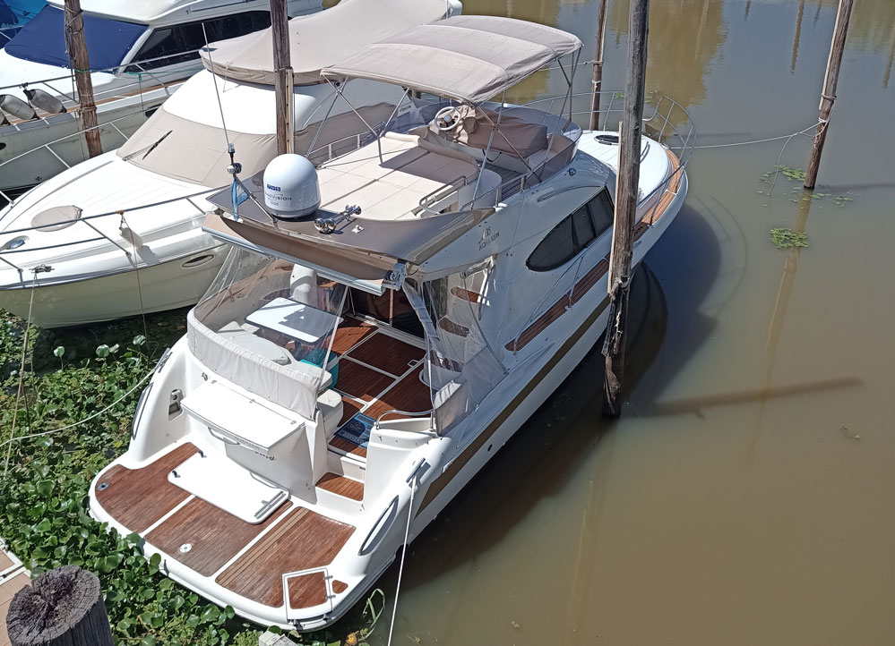 cruceros - YATE MOTOR - RETASADO - AQUALUM 35- OPORTUNIDAD